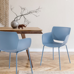 Set di 2 sedie Alpena, blu
