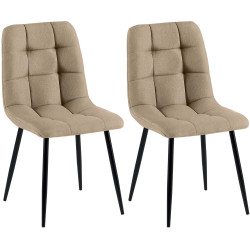 Lot de 2 chaises de salle à...