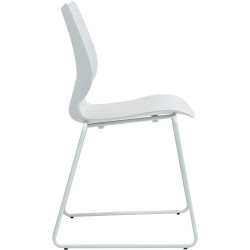 Set di 2 sedie Houma bianche
