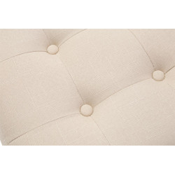 Conjunto de 2 bancos Pharaon, creme claro antigo
