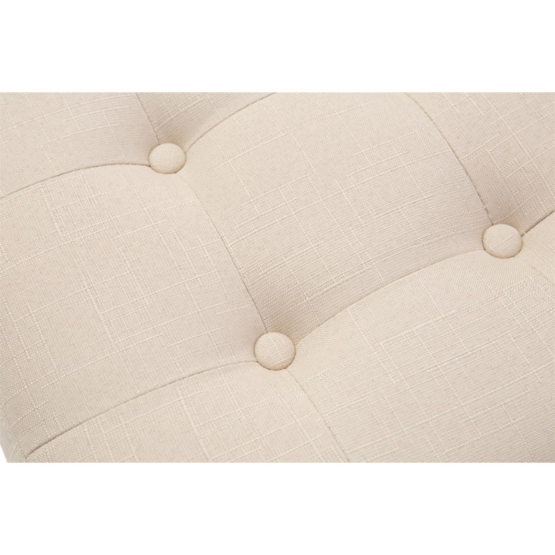 Conjunto de 2 bancos Pharaon, creme claro antigo
