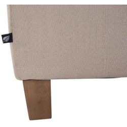 Conjunto de 2 bancos Pharaon, creme claro antigo
