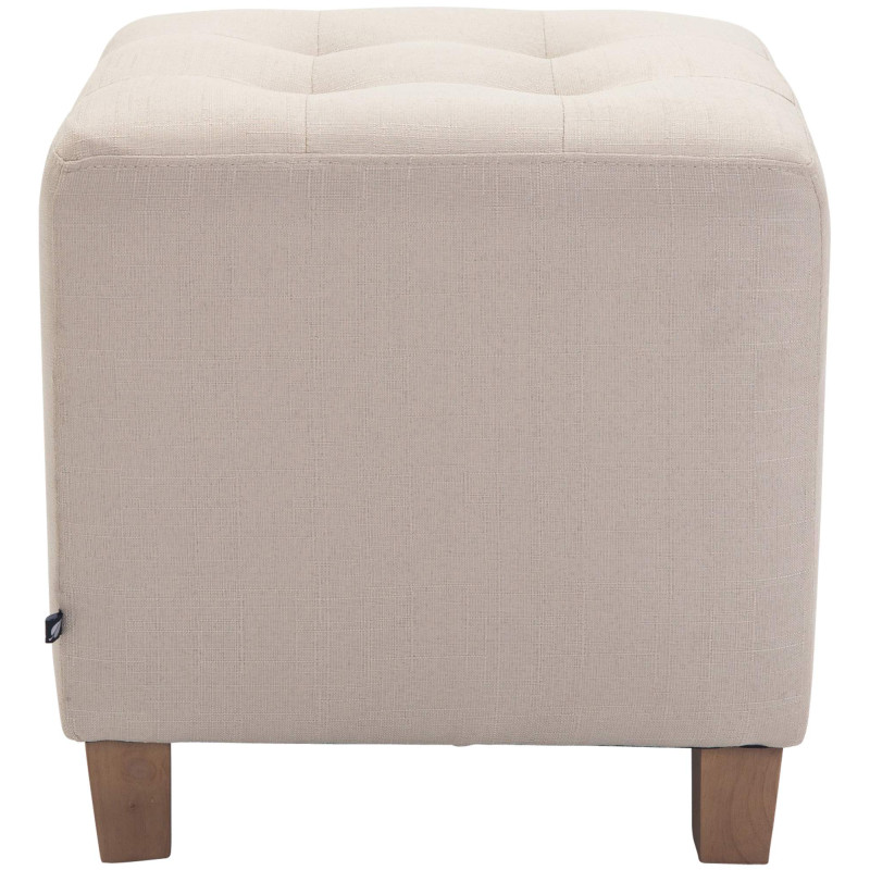 Pouf Pharaon, crème clair antique