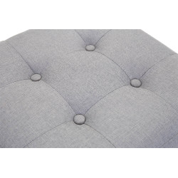 Pouf Pharaon, gris clair antique