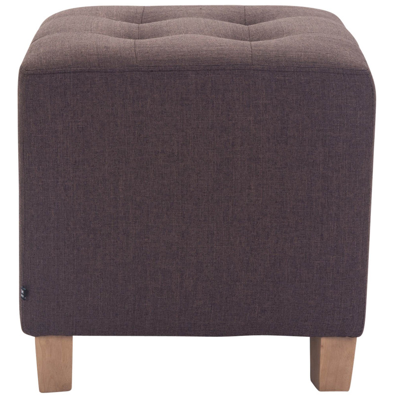 Pouf Pharaon, marron clair antique