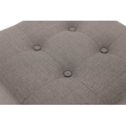 Pouf Pharaon, taupe clair antique