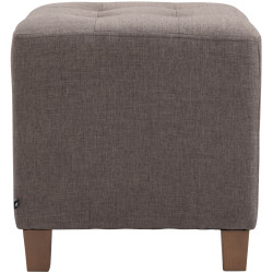 Pouf Pharaon, taupe clair antique
