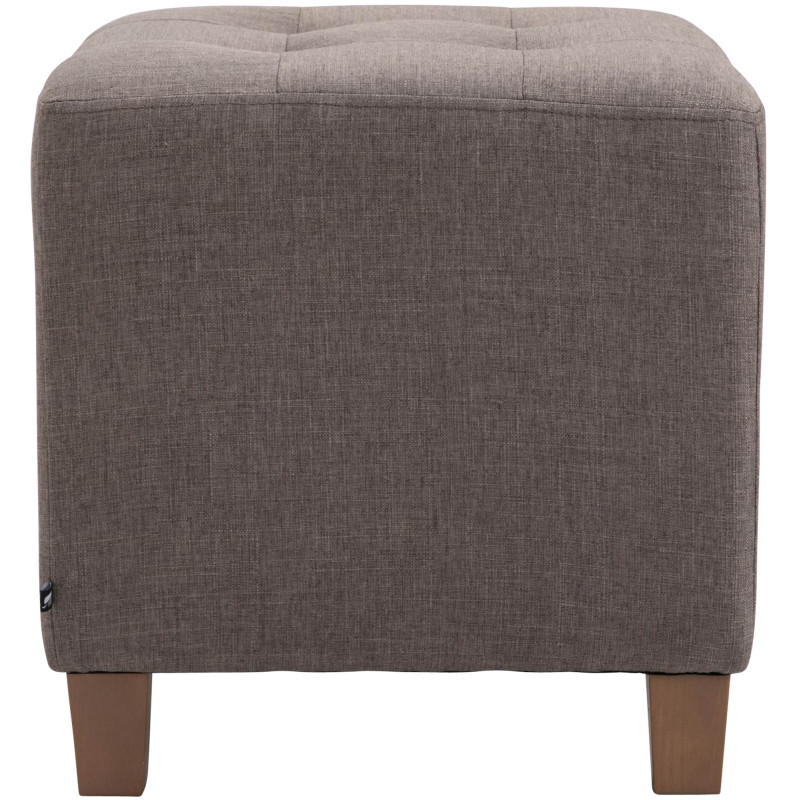 Pouf Pharaon, taupe clair antique