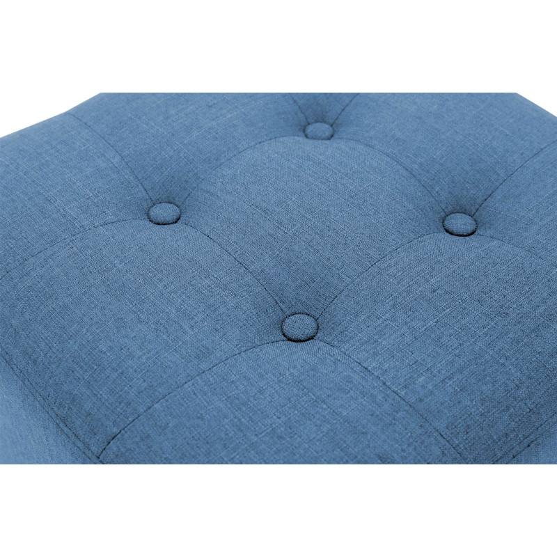 Pouf Pharaon, bleu clair antique