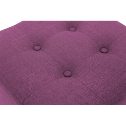 Pouf Pharaon, violet clair antique