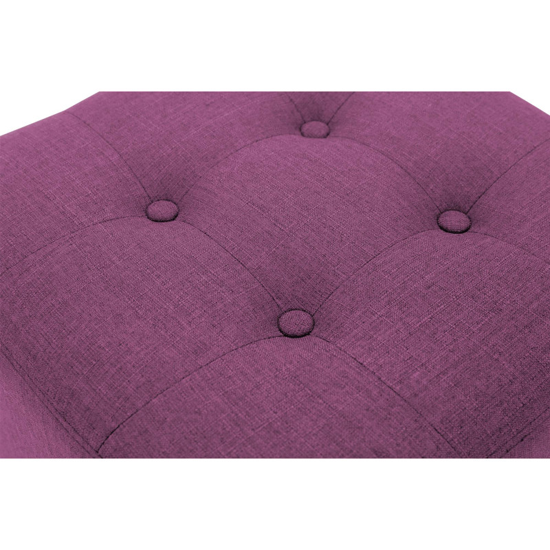 Pouf Pharaon, violet clair antique