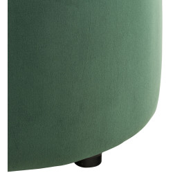 Pouf Pantin velours vert