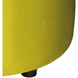 Pouf Pantin velours jaune