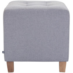 Pouf Pharaon, gris clair antique