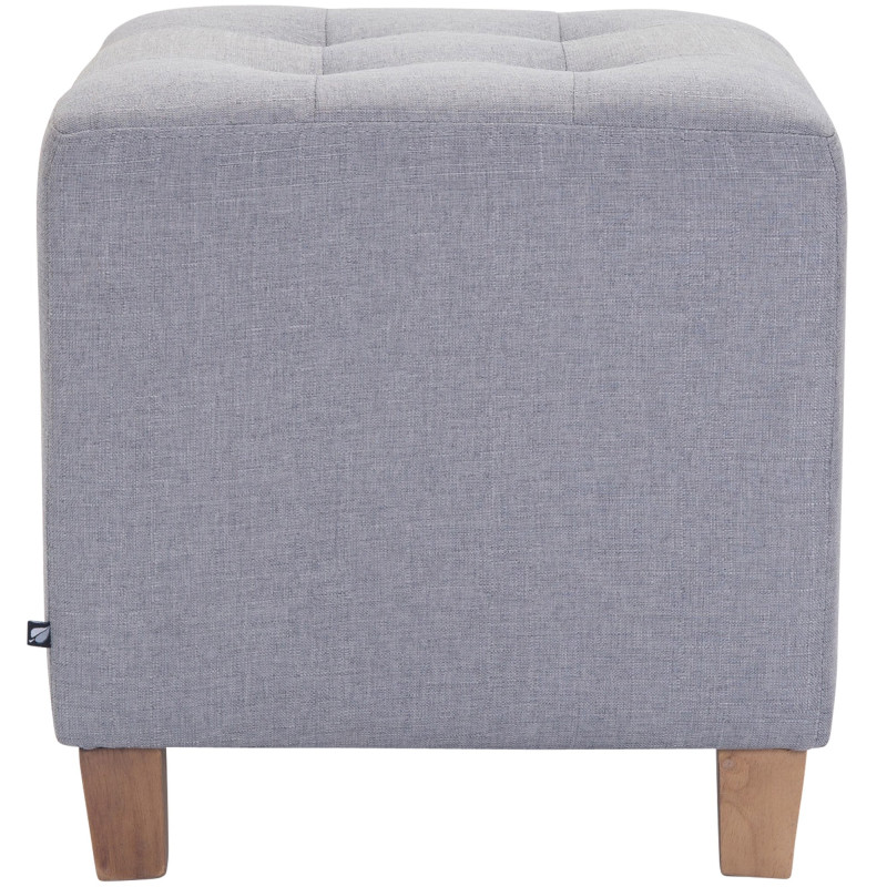 Pouf Pharaon, gris clair antique