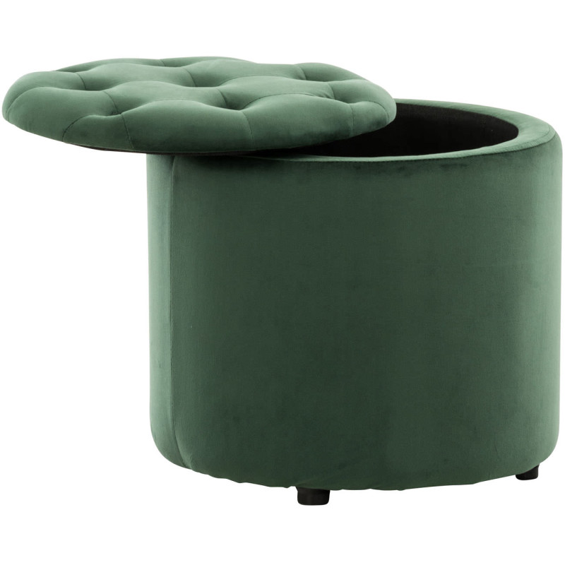 Puf Pantin veludo verde
