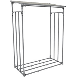Abri para leña Ruston Aluminio L antracita
