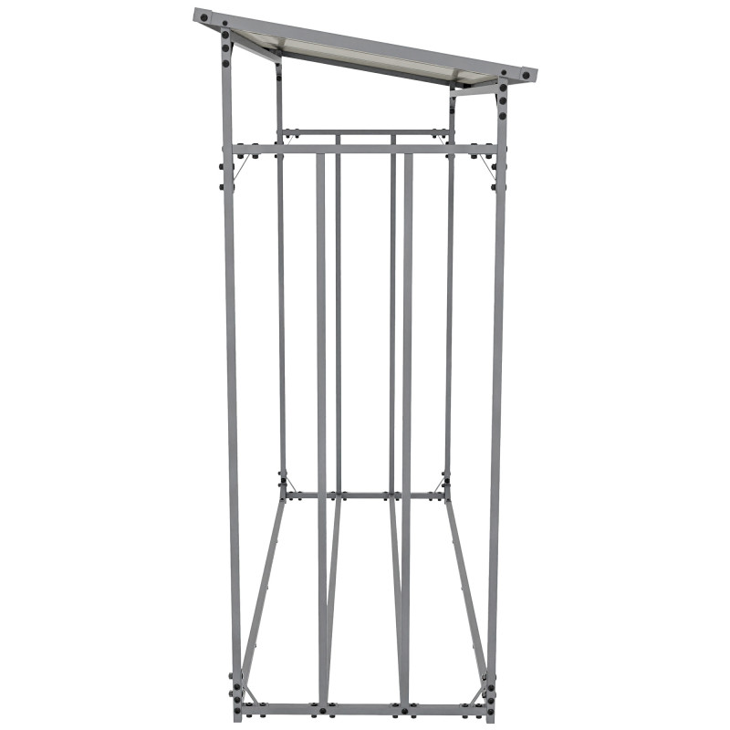 Abri à bois + bâche Ruston Aluminium XL antrazita
