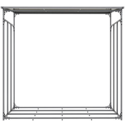 Abri à bois + bâche Ruston Aluminium XXL anthracite
