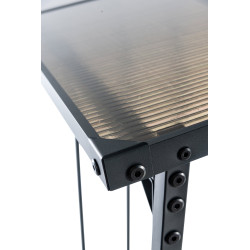 Abri à bois Ruston Aluminium S anthracite

