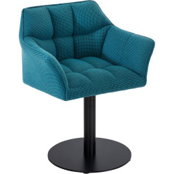 Fauteuil en tissu Damaso...