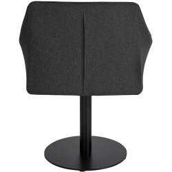 Fauteuil Damaso en feutre anthracite