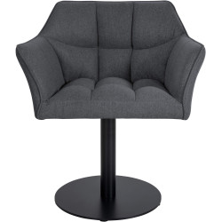Fauteuil Damaso en feutre gris