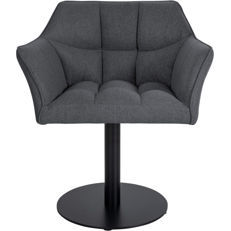 Fauteuil Damaso en feutre gris
