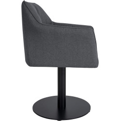 Fauteuil Damaso en feutre gris