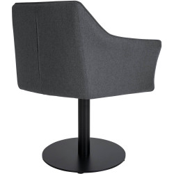 Fauteuil Damaso en feutre gris