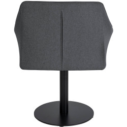 Fauteuil Damaso en feutre gris