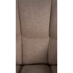 Fauteuil Damaso en feutre taupe