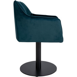 Fauteuil Damaso velours vert