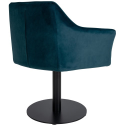 Fauteuil Damaso velours vert