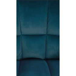 Fauteuil Damaso velours vert