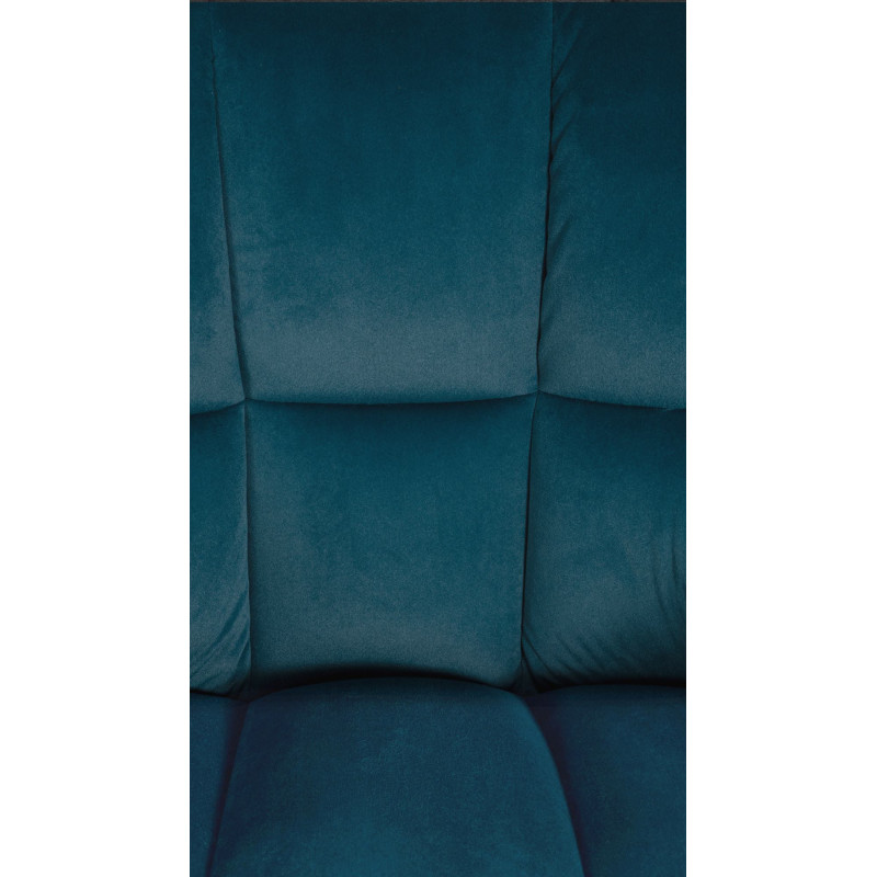 Fauteuil Damaso velours vert