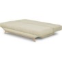 Banquette convertible 3 places - Coffre de rangement - Tissu velours cÙtelÈ beige - L 190 x H 92 x P 84 cm - TEIJO