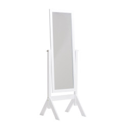 Miroir sur pied blanc Elvis