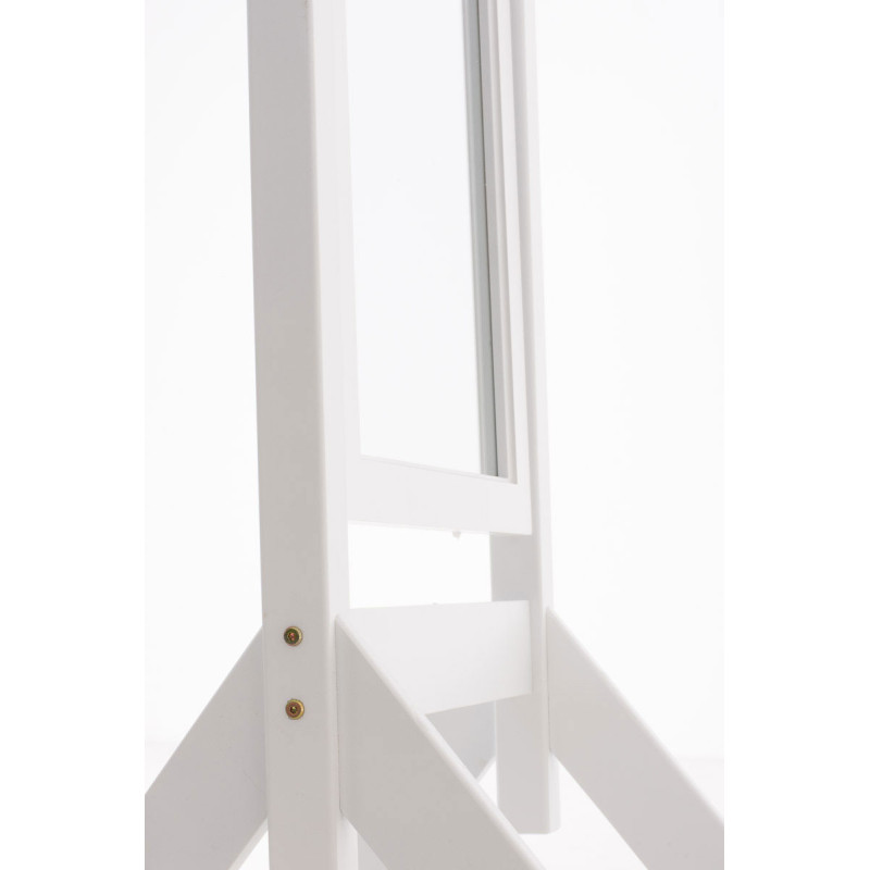 Miroir sur pied blanc Elvis
