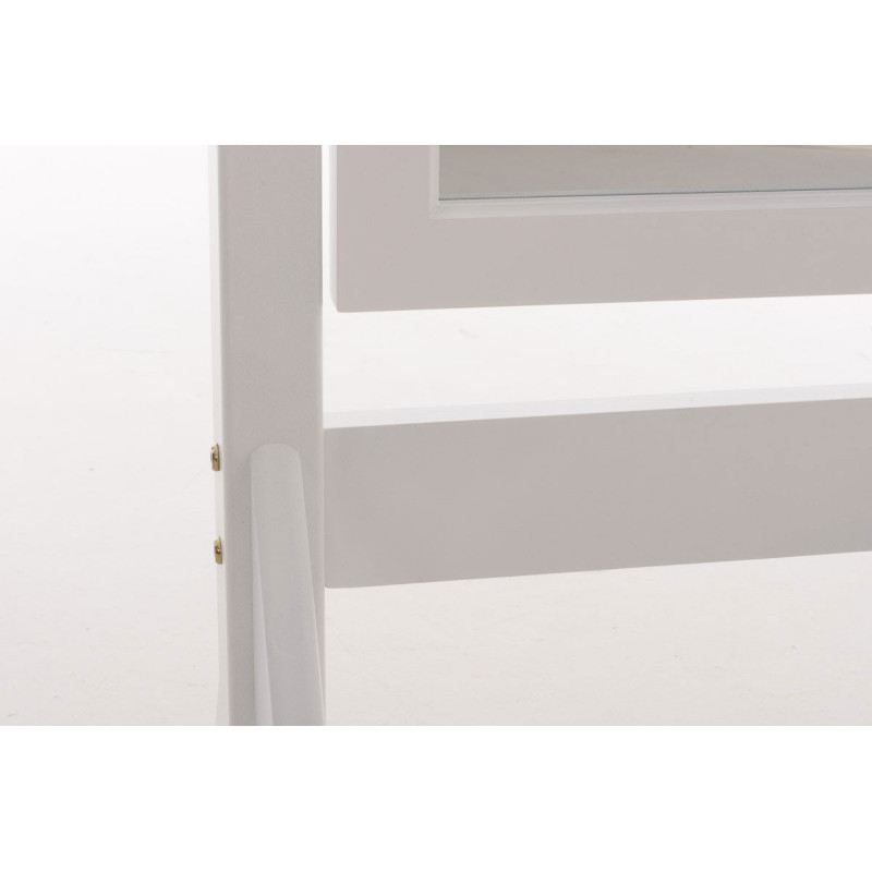 Miroir sur pied blanc Elvis