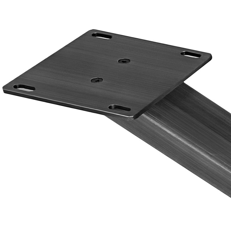 Pés de mesa Finney 180x80x72 preto antigo