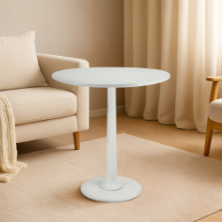 Mesa de apoio Morristown 70 branco antigo