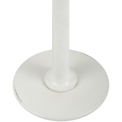 Table d'appoint Morristown 70 blanche antique