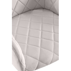 Chaise de salle à manger Monett, velours gris G