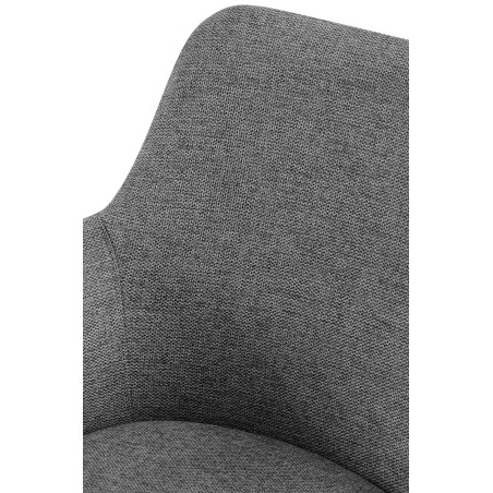 Ensemble de 2 chaises de salle à manger Olema, tissu gris