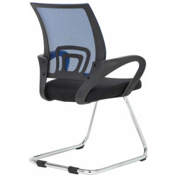 Ensemble de 2 chaises visiteurs bleu Eureka