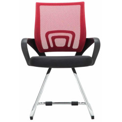 Ensemble de 2 chaises visiteurs rouges Eureka