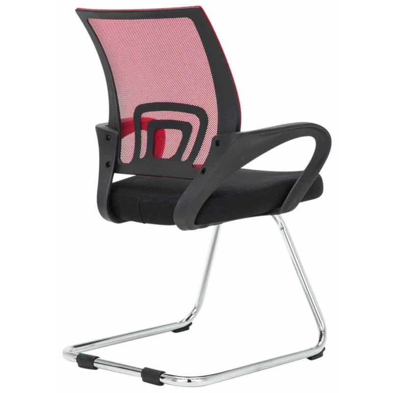 Ensemble de 2 chaises visiteurs rouges Eureka