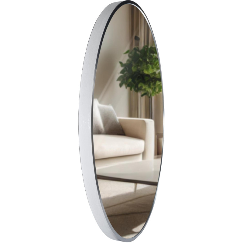 Miroir mural Elsie L argent