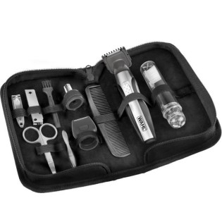 Tondeuse de prÈcision Kit de voyage - WAHL - Travel Kit Deluxe - avec rasoir pour la barbe - Coupe-poils pour le nez et les orei